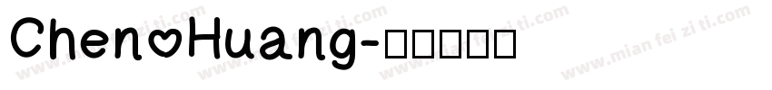 Chen Huang字体转换